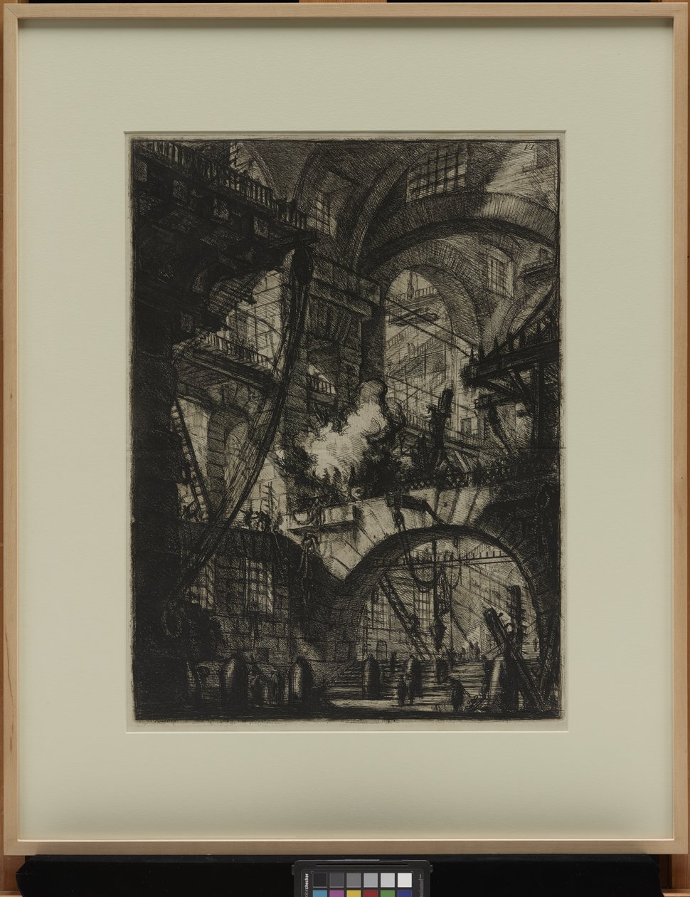 The Smoking Fire, c.1761 (gravura) de Giovanni Battista Piranesi