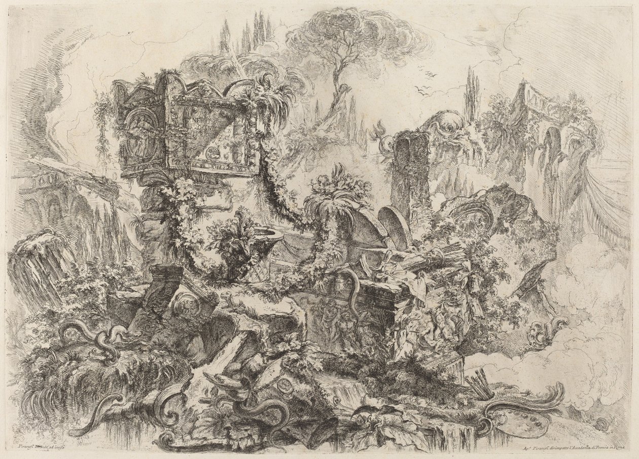 A Tumba de Nero de Giovanni Battista Piranesi