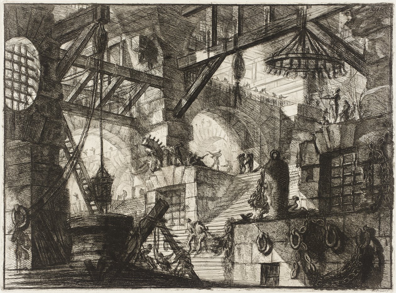 O poço de Giovanni Battista Piranesi