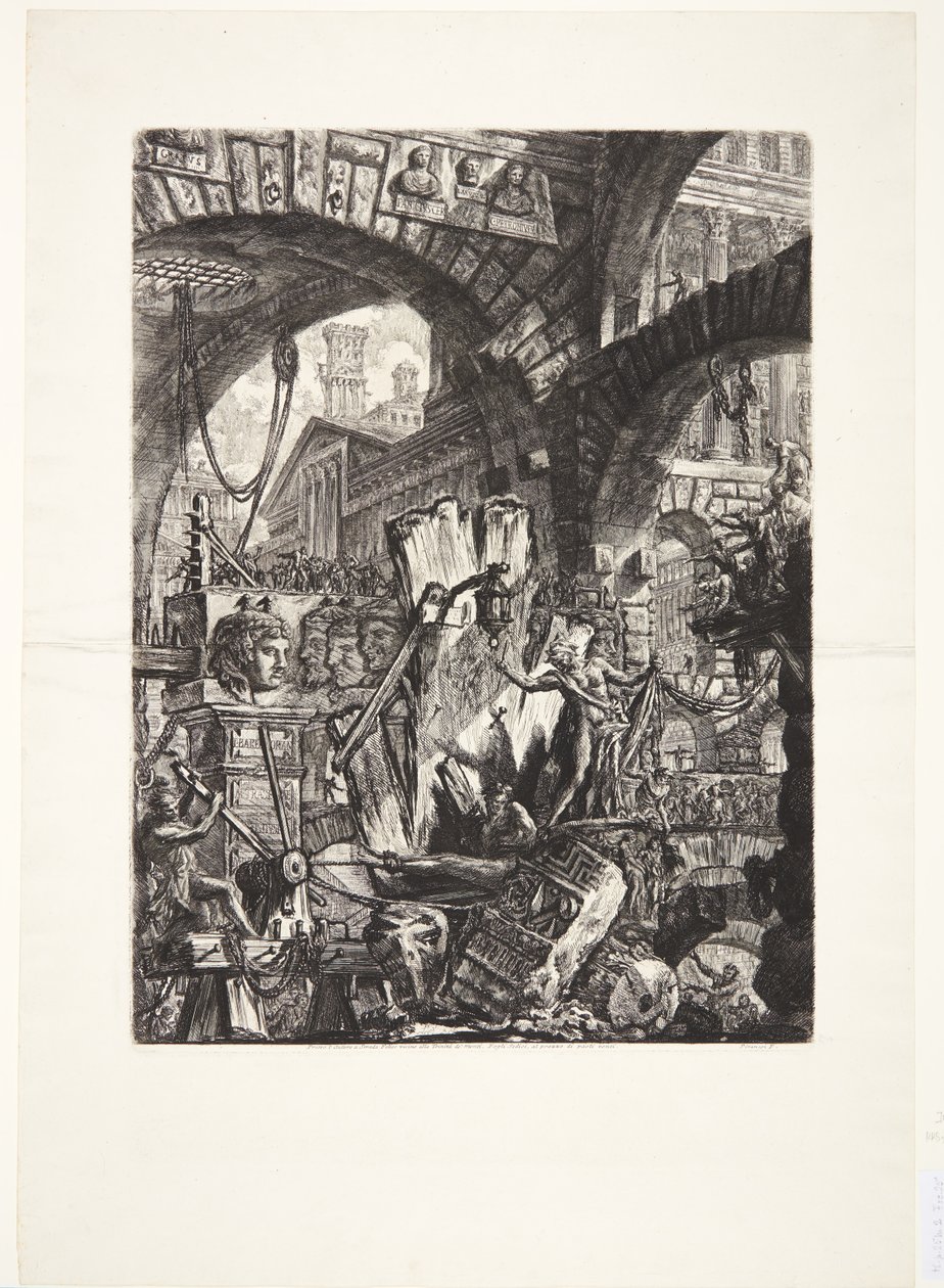 O homem na estante de Giovanni Battista Piranesi