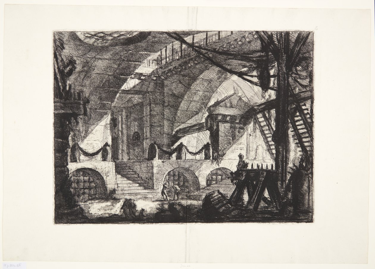 O cavalete de Giovanni Battista Piranesi