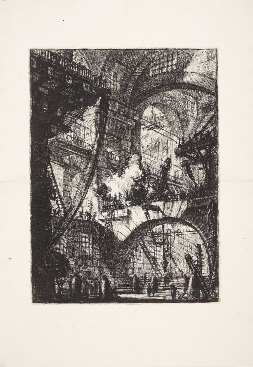 O fogo fumegante de Giovanni Battista Piranesi