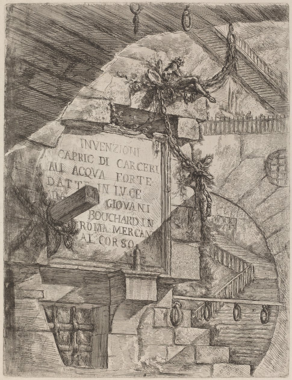 Placa de título de Giovanni Battista Piranesi