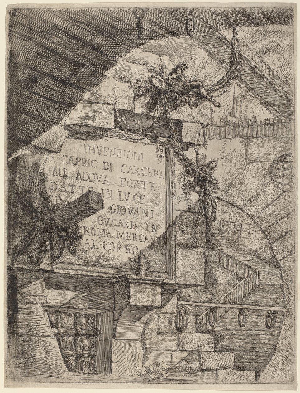 Placa de título de Giovanni Battista Piranesi