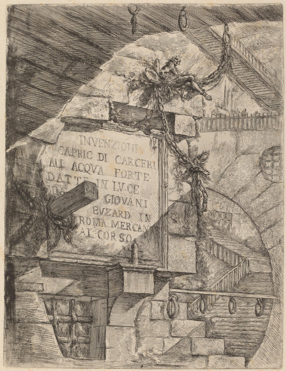 Placa de título de Giovanni Battista Piranesi
