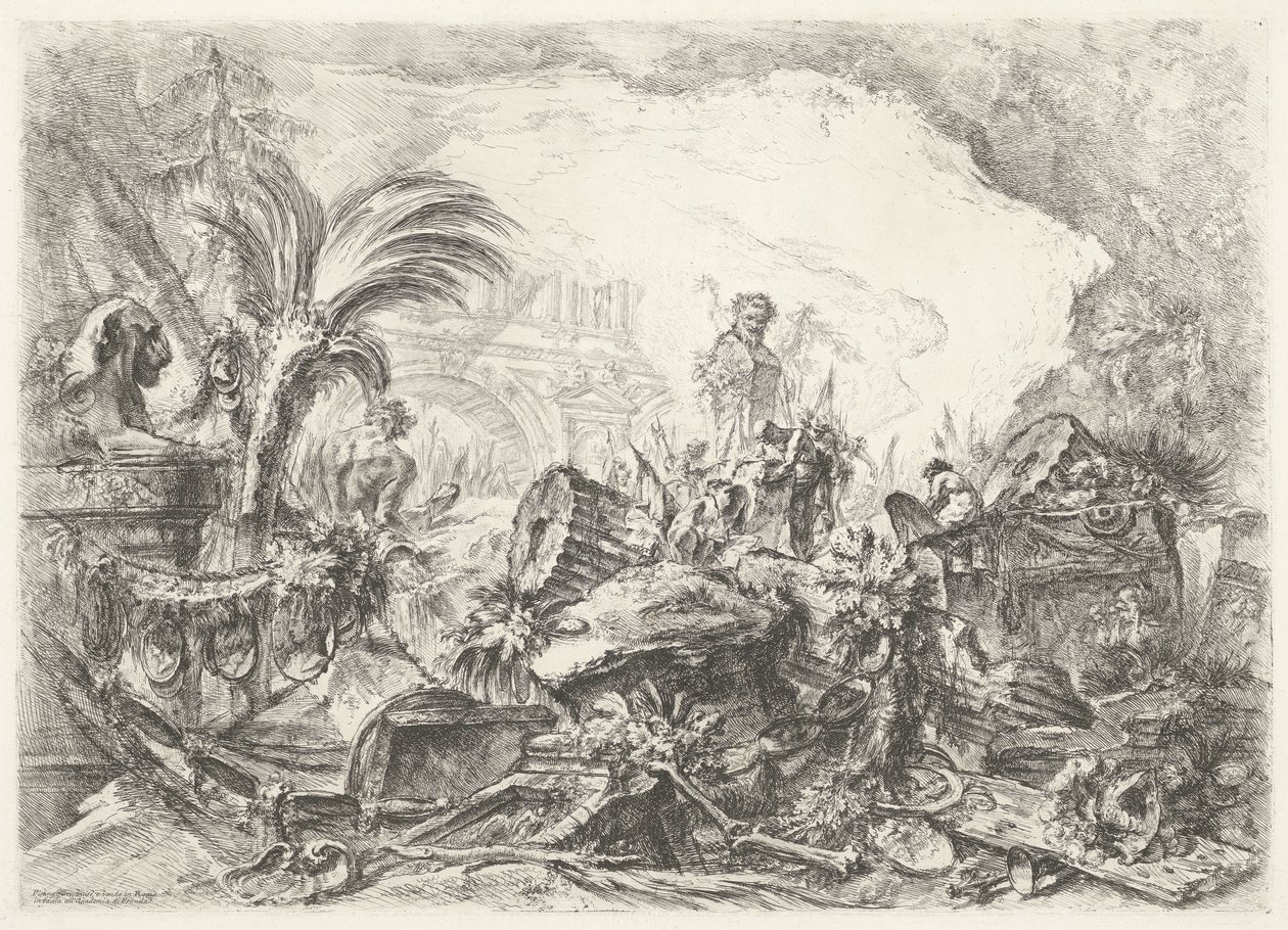 Triomfboog
Capricci decorativi (antigo título da série)
Grotteschi (título da série) de Giovanni Battista Piranesi