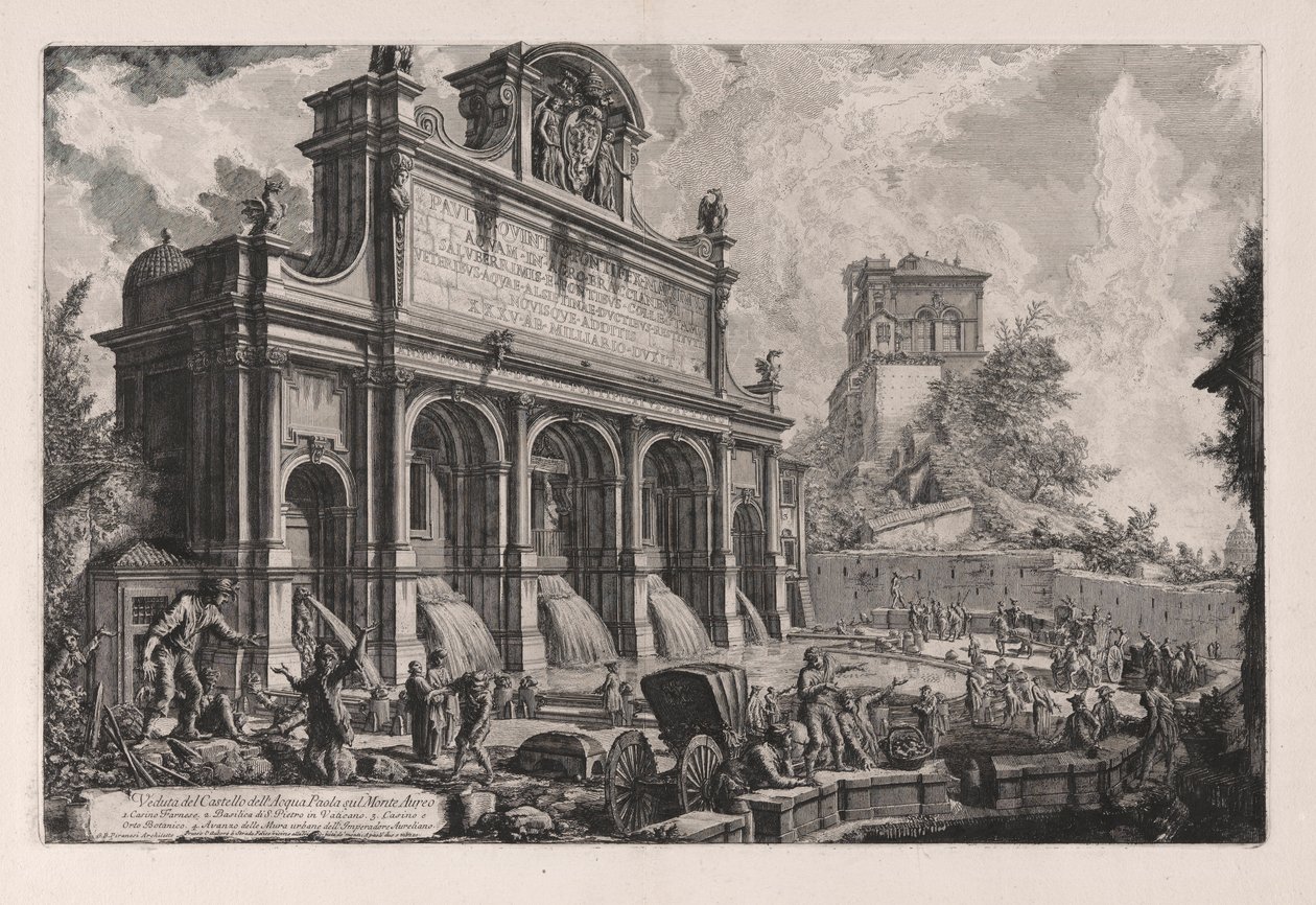 Vista do Castelo do de Giovanni Battista Piranesi