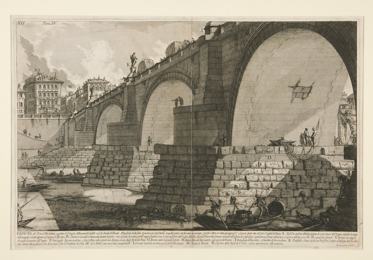 Vista da Ponte d de Giovanni Battista Piranesi