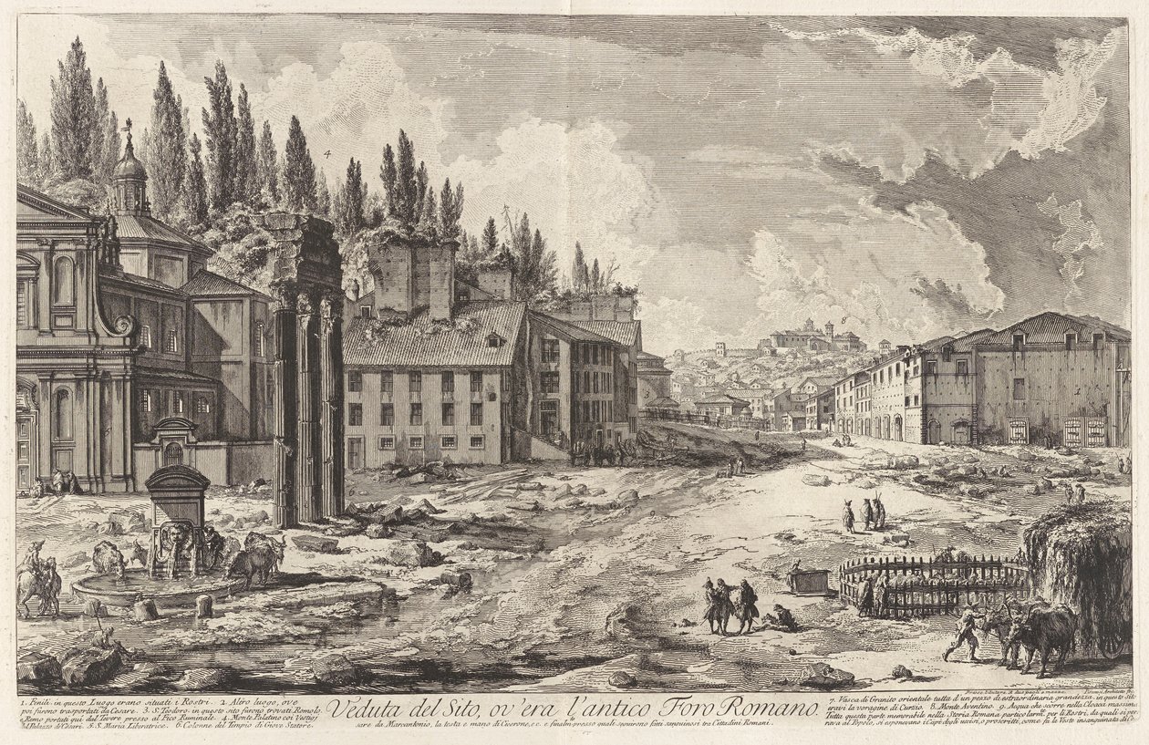 Vista do Site, ov de Giovanni Battista Piranesi