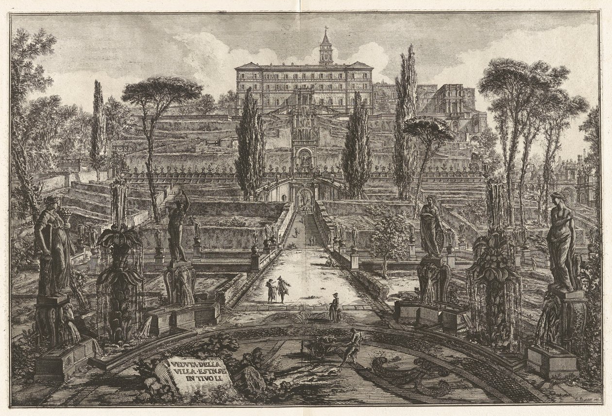 Vista da Vila d de Giovanni Battista Piranesi