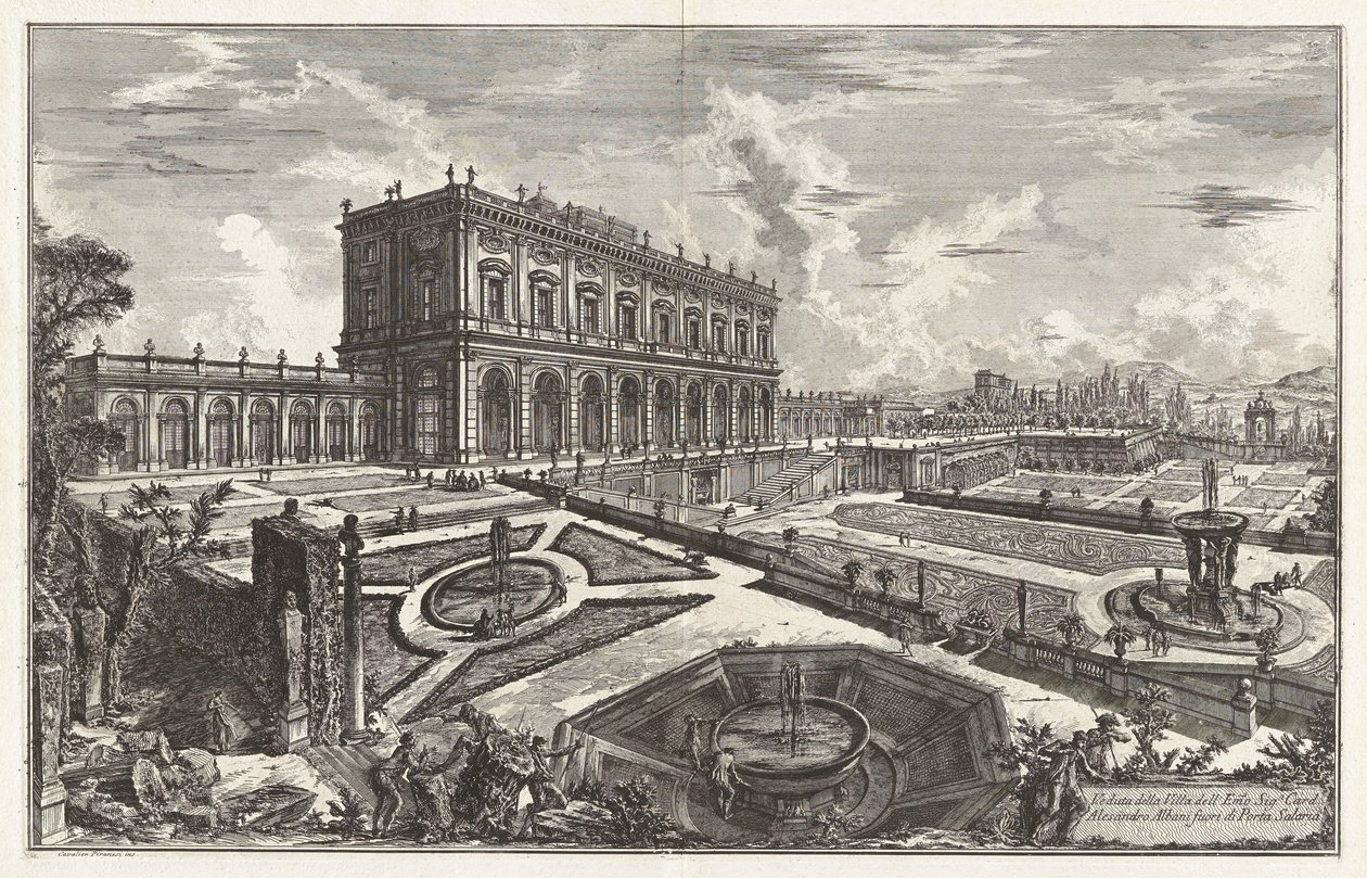 Vista da Villa do de Giovanni Battista Piranesi