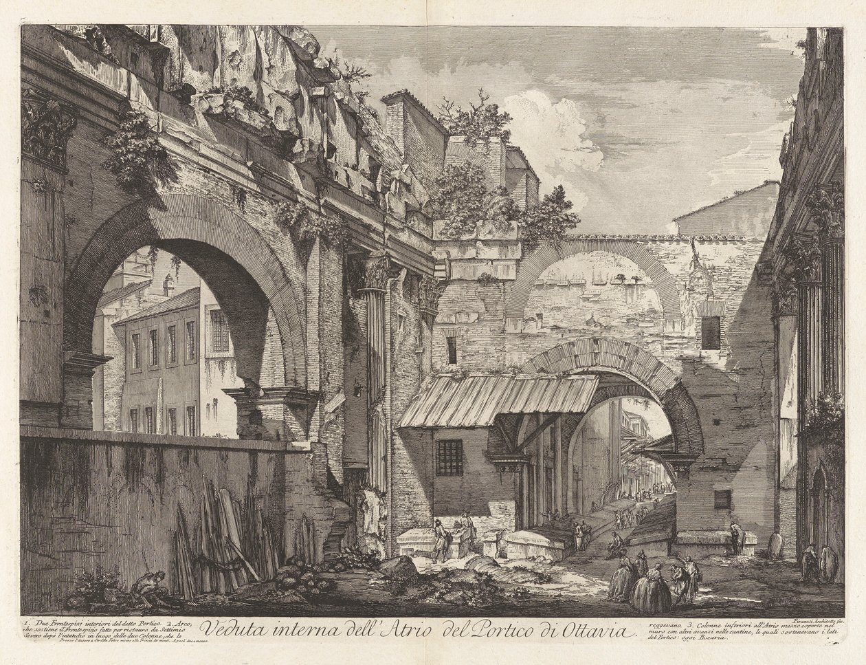 Visão interna do de Giovanni Battista Piranesi