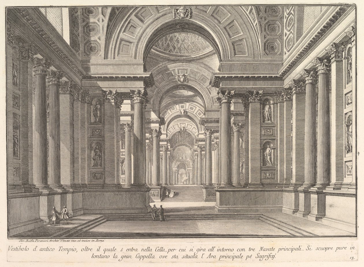 Vestíbulo de um templo antigo... (Vestibolo d