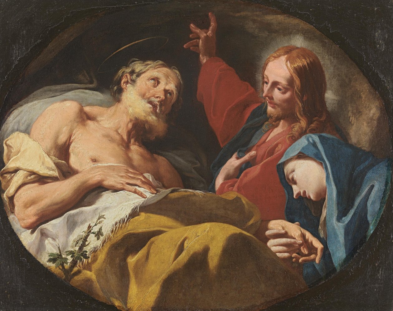 Der Tod des hl. Joseph de Giovanni Battista Pittoni