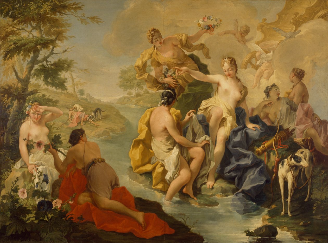 Diana e Acteon de Giovanni Battista Pittoni