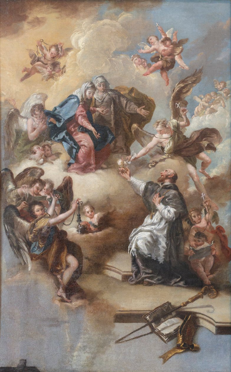O estabelecimento da ordem das irmãs da visitação de Giovanni Battista Pittoni