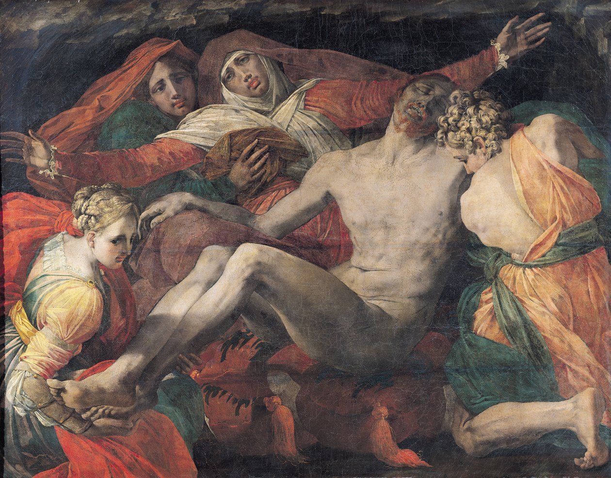 Pieta, 1530-35 de Giovanni Battista Rosso Fiorentino