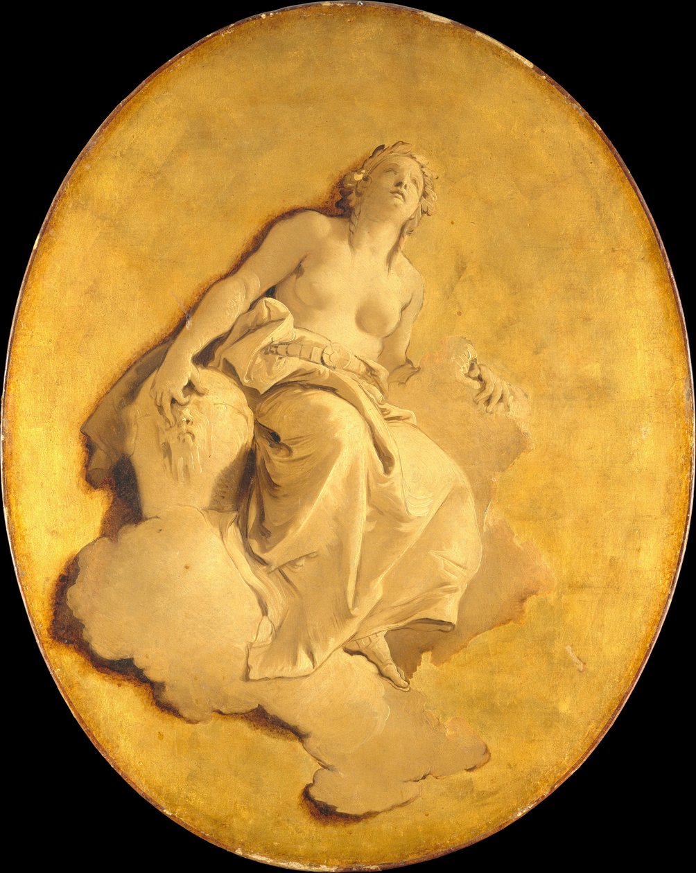 Uma figura alegórica feminina de Giovanni Battista Tiepolo