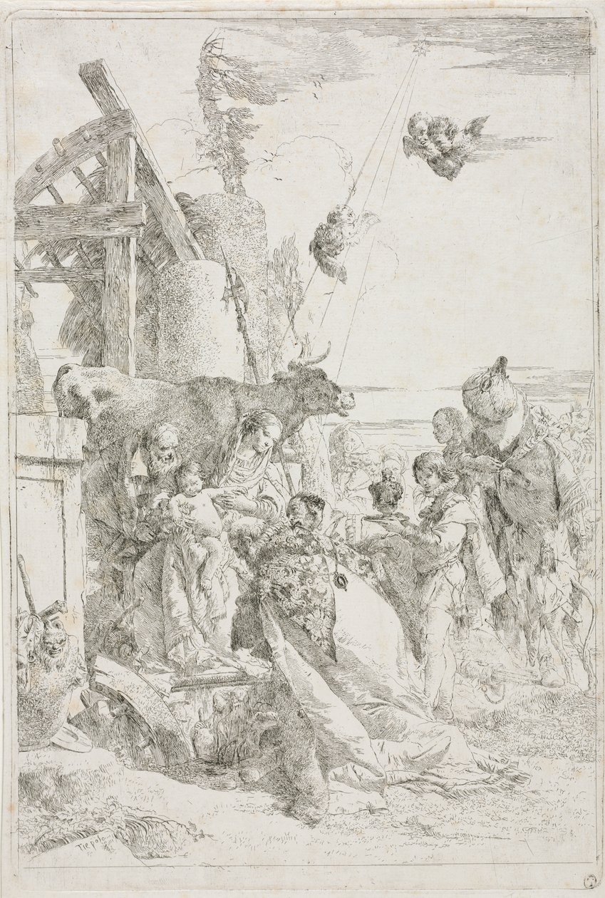 Adoração dos Magos de Giovanni Battista Tiepolo