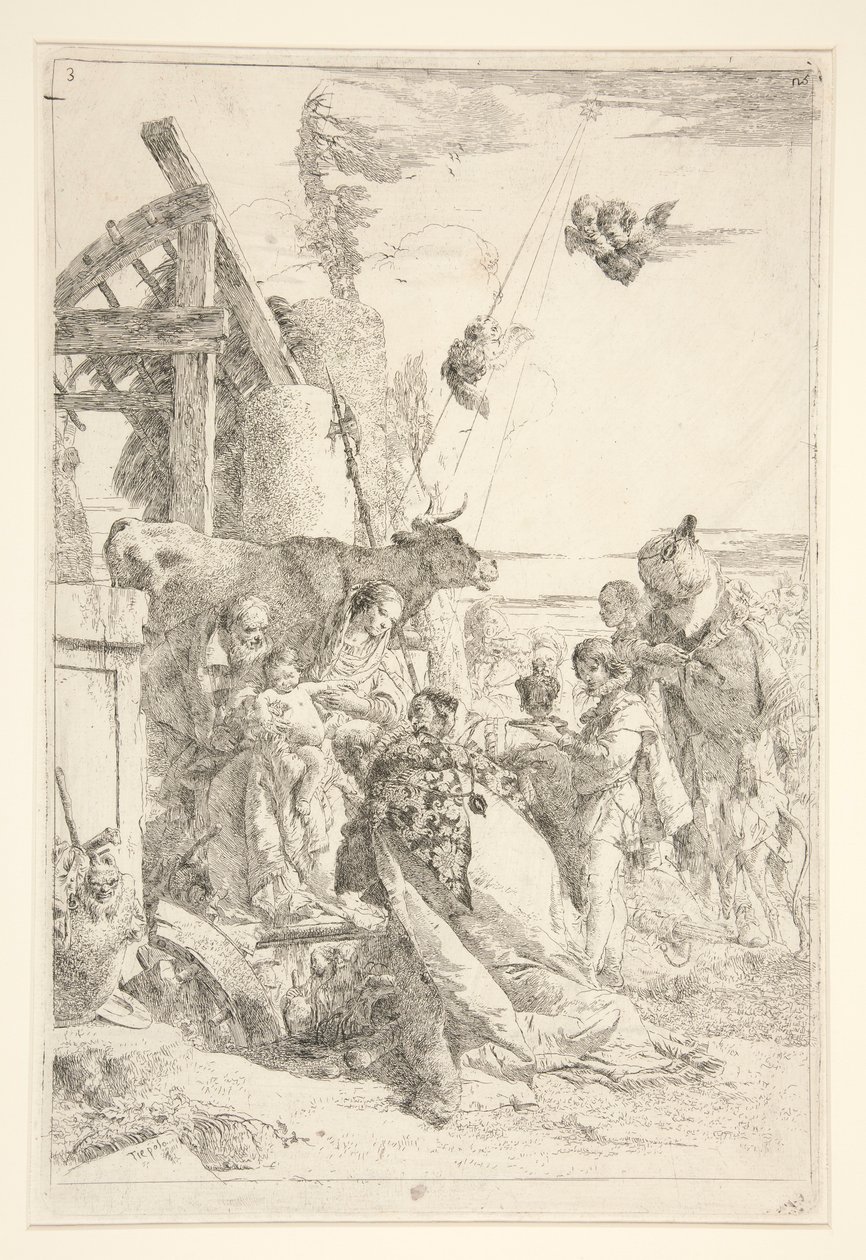 Adoração dos Magos de Giovanni Battista Tiepolo
