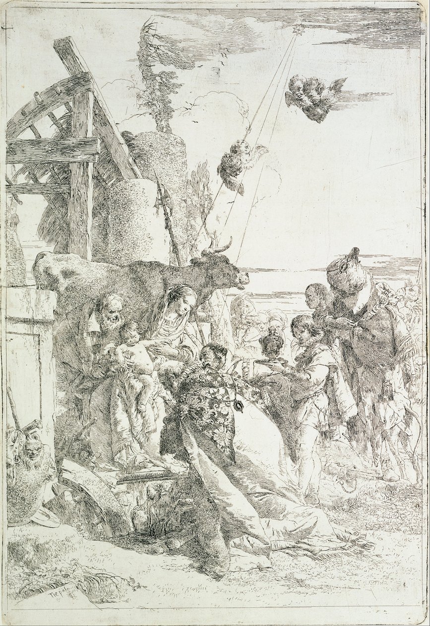 Adoração dos Magos de Giovanni Battista Tiepolo