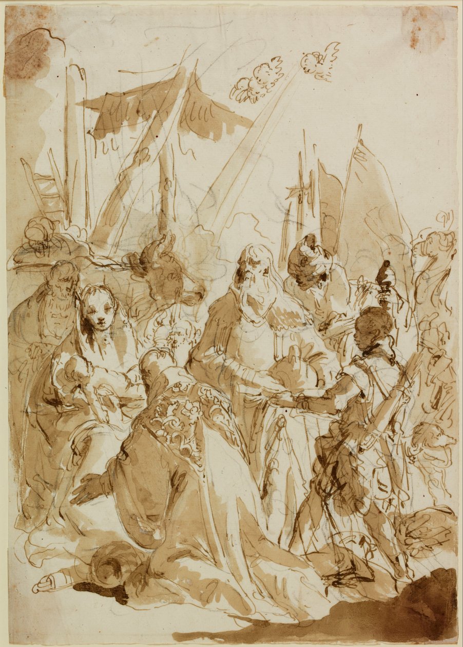 Adoração dos Magos de Giovanni Battista Tiepolo
