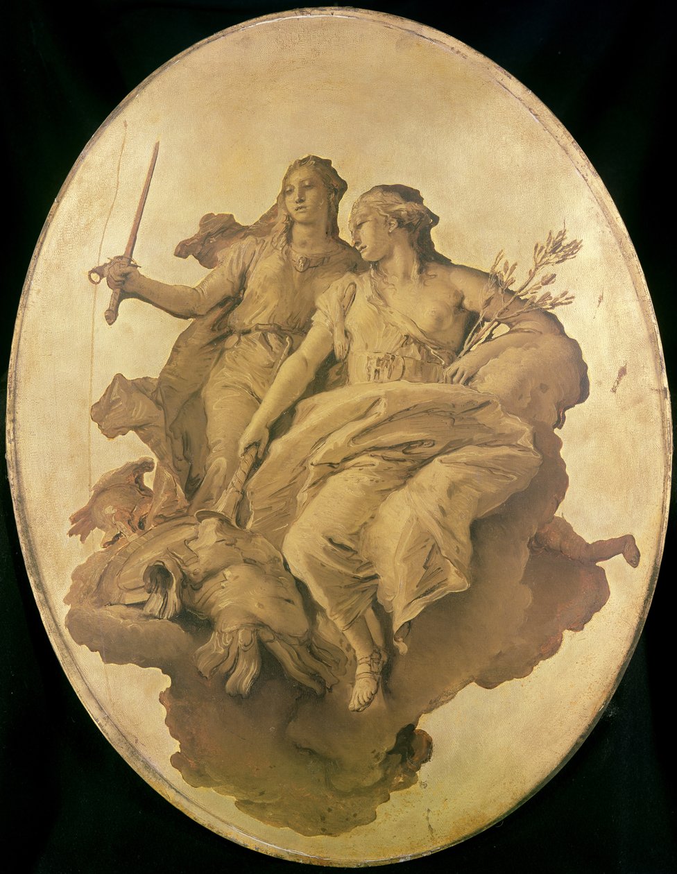 Alegoria da paz e da justiça de Giovanni Battista Tiepolo