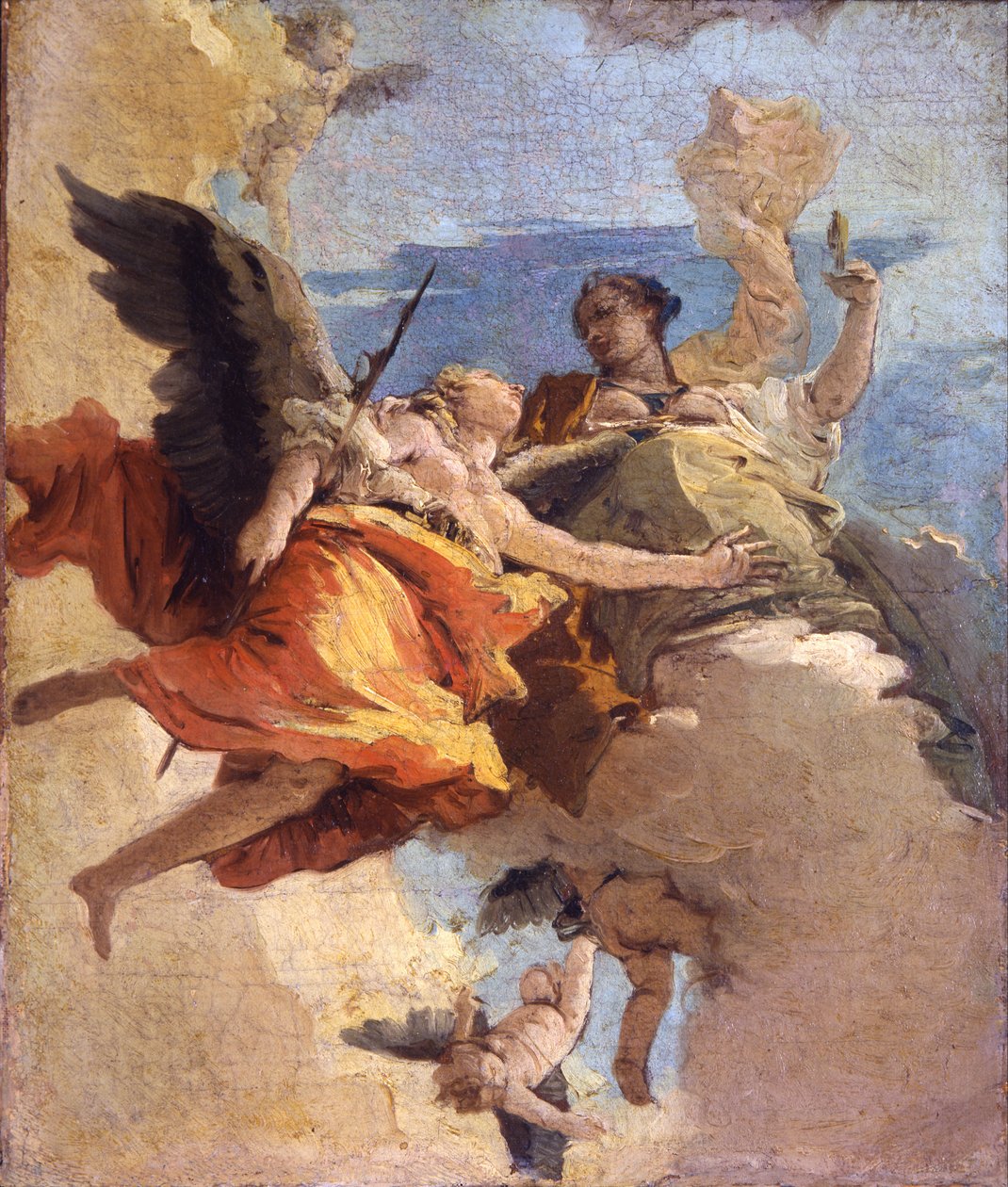 Alegoria da Virtude e da Nobreza de Giovanni Battista Tiepolo