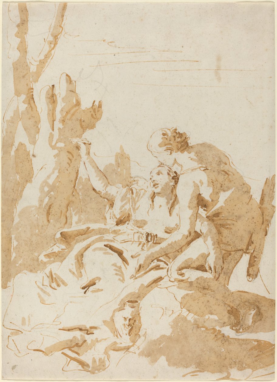 Angélica e Medoro de Giovanni Battista Tiepolo
