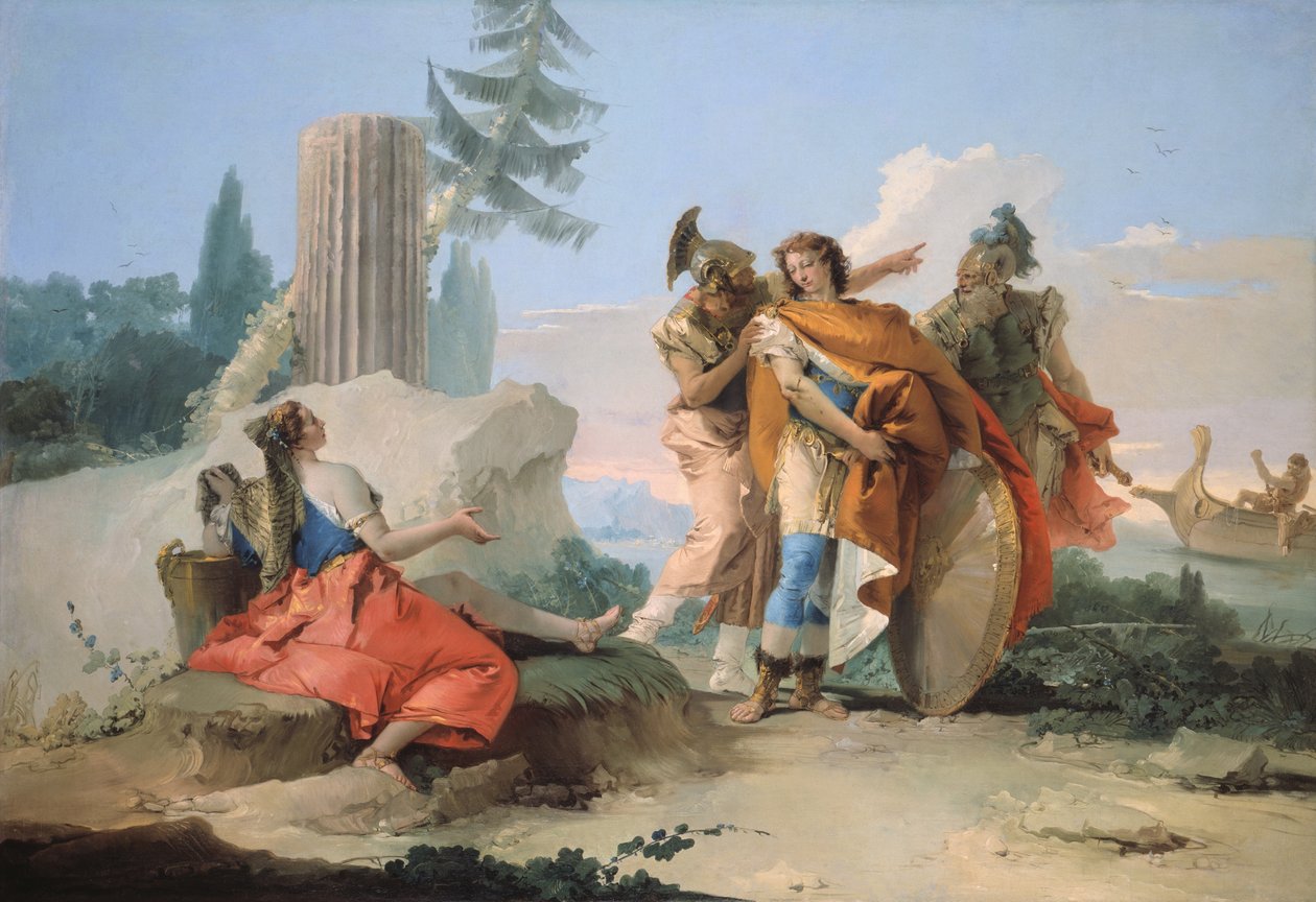 Armida abandonada por Rinaldo de Giovanni Battista Tiepolo