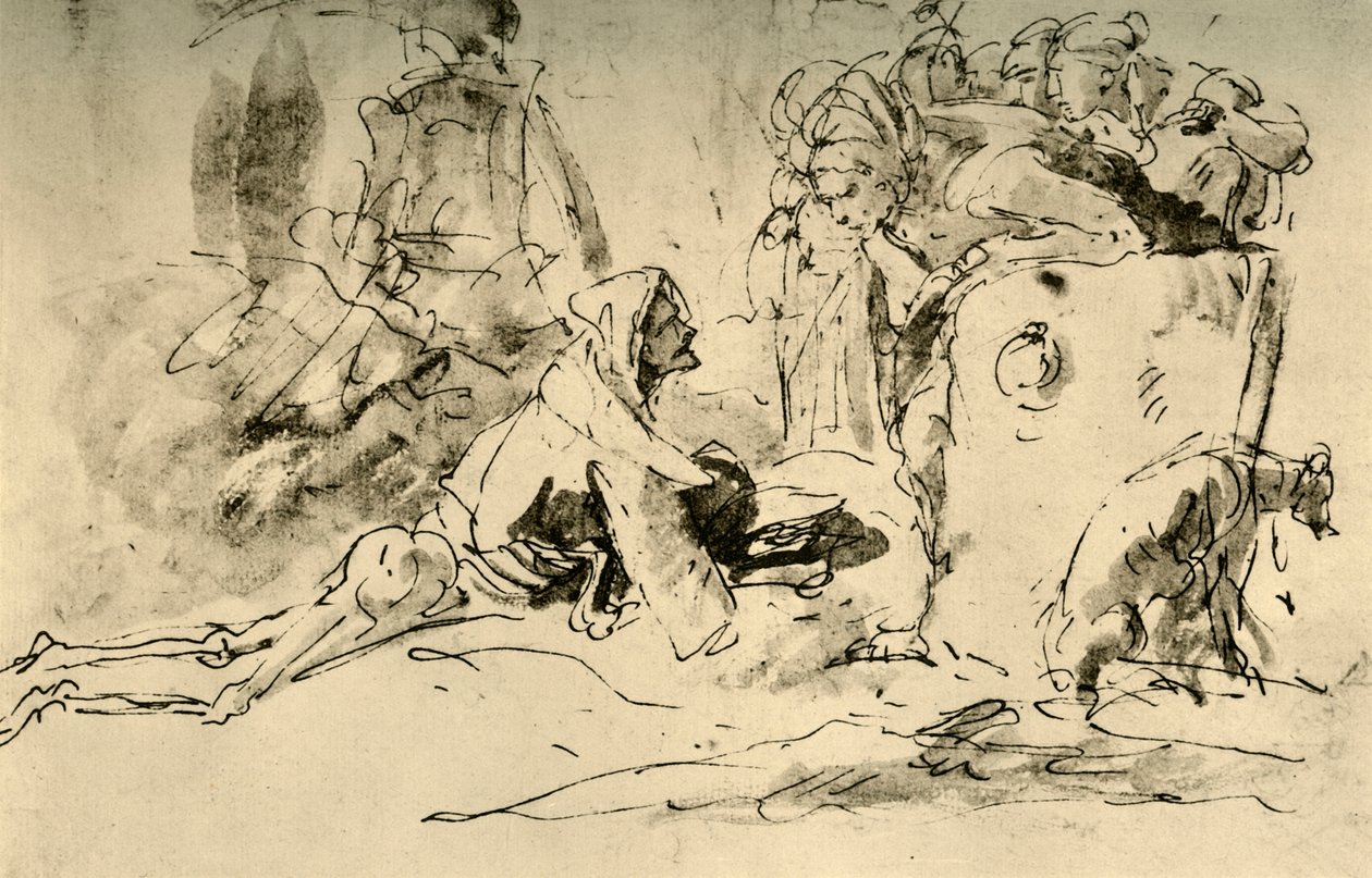 Capriccio, c1740s, 1928 de Giovanni Battista Tiepolo