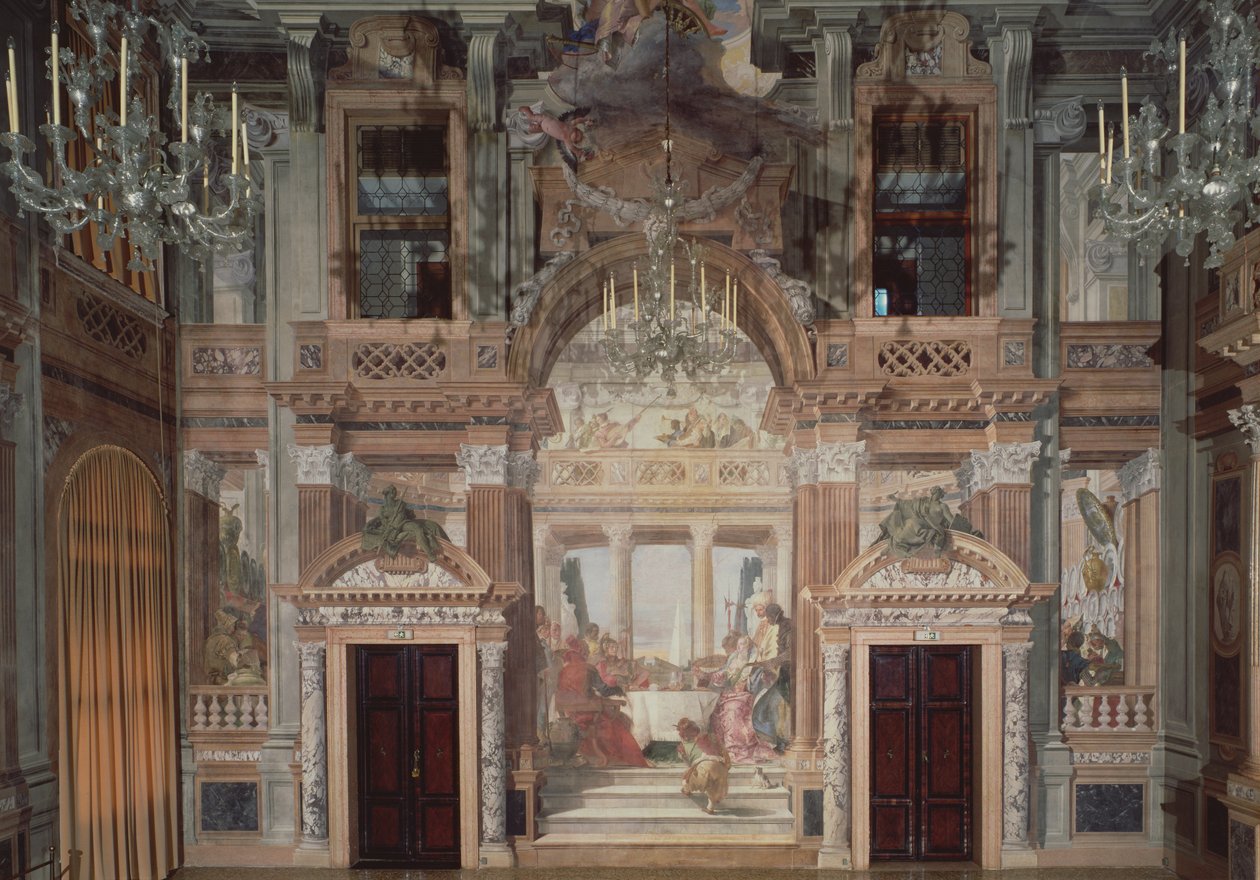 Cleopatras Banquet, 1747-50 (ver também 176188 e 176768) de Giovanni Battista Tiepolo