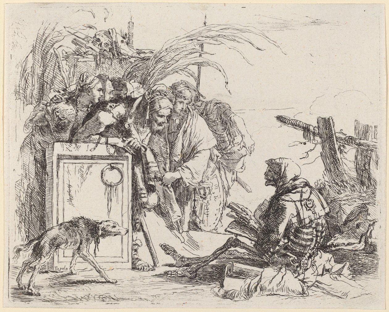 Público que dá a morte de Giovanni Battista Tiepolo