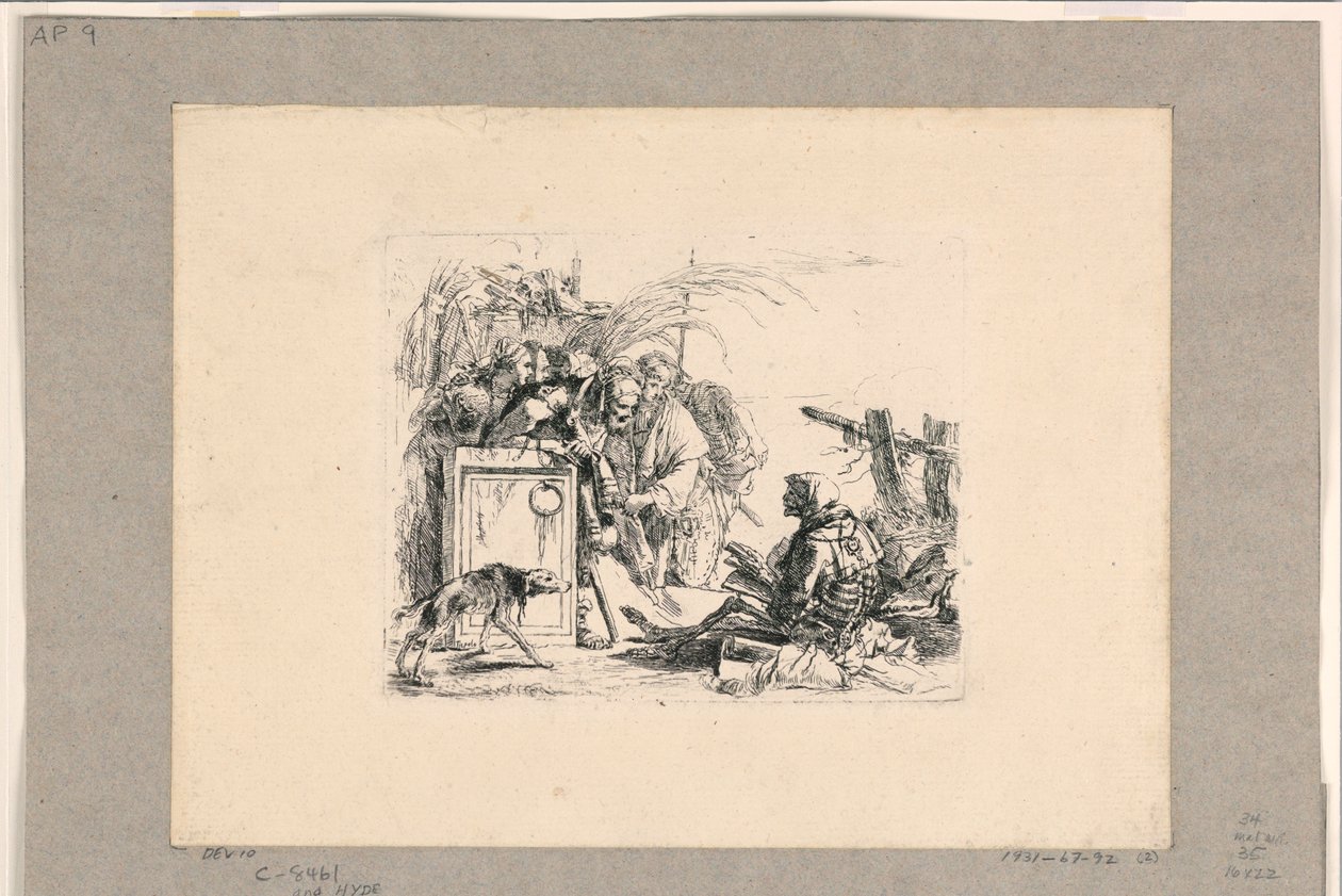 Morte Dando Audiência, do Vari Capricci de Giovanni Battista Tiepolo