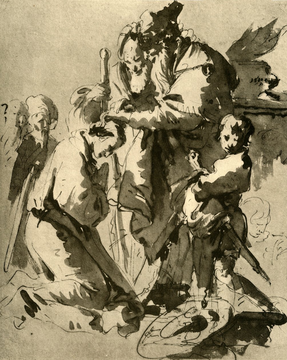 Dedicação de um jovem soldado, 1735-1740, 1928 de Giovanni Battista Tiepolo