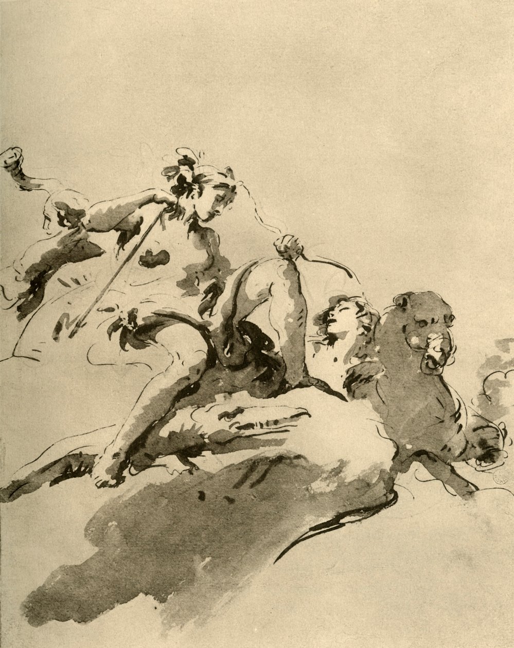 Diana, meados do século XVIII, 1928 de Giovanni Battista Tiepolo
