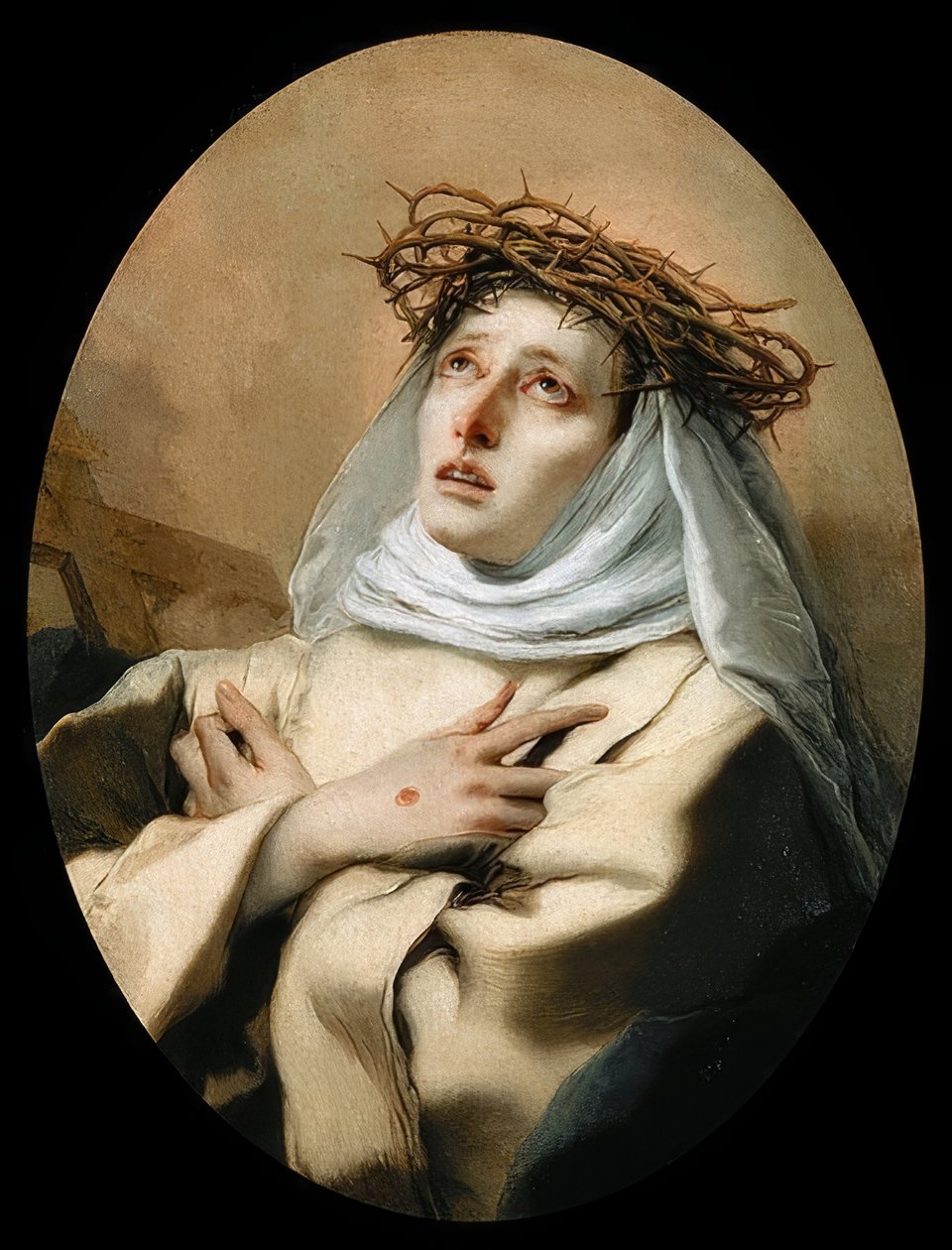 Santa Catarina de Siena. 1746  de Giovanni Battista Tiepolo