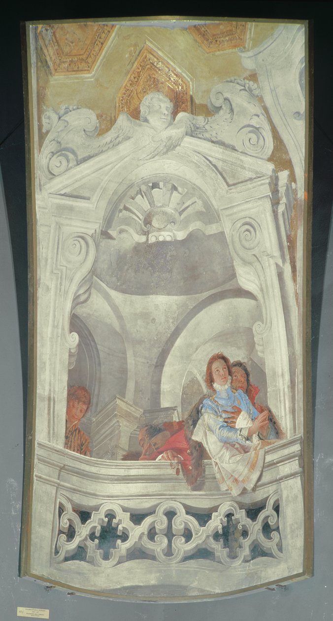 Figuras pregando, c.1743 de Giovanni Battista Tiepolo