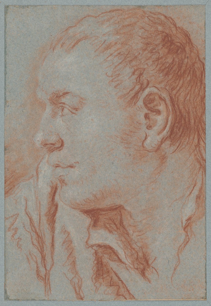 Cabeça de um jovem no perfil de Giovanni Battista Tiepolo