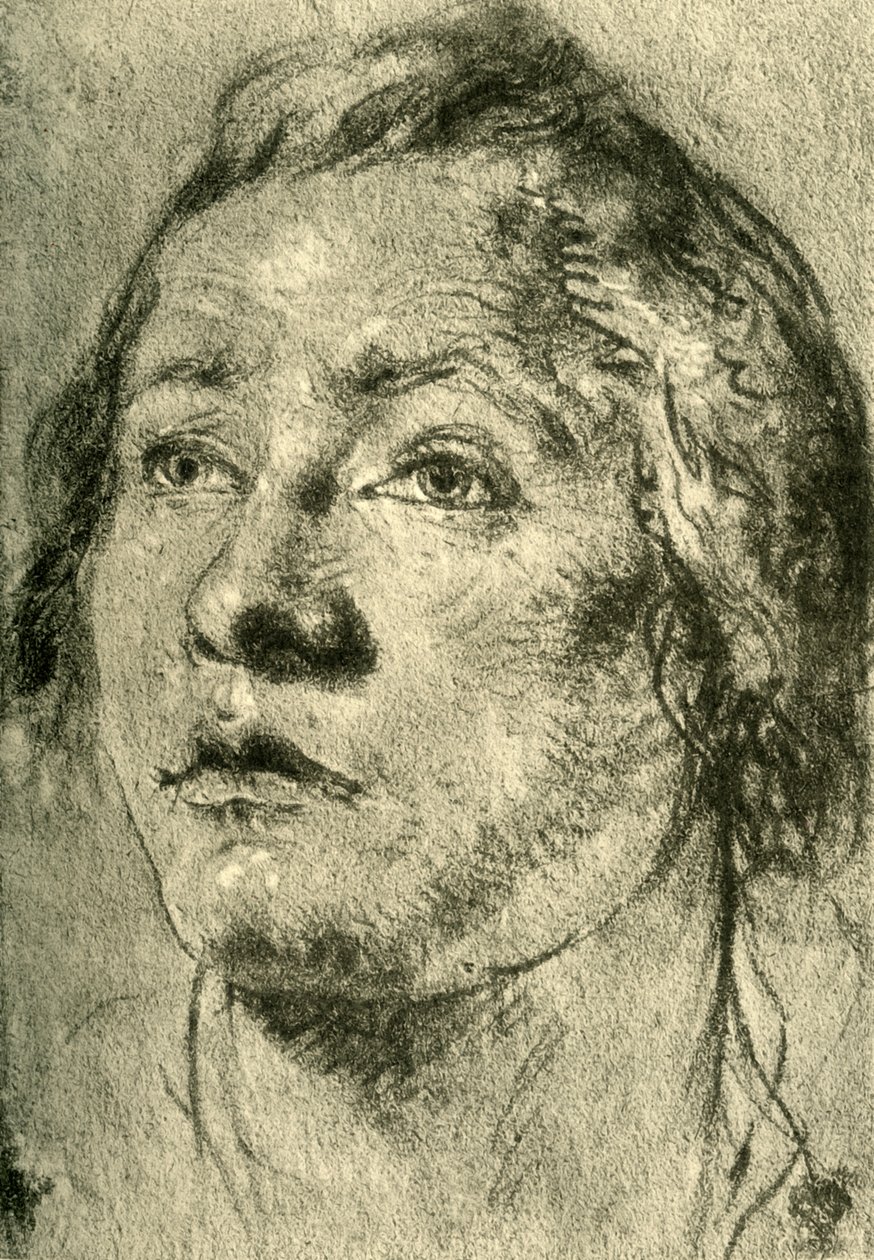 Cabeça de um jovem, meados do século XVIII, 1928 de Giovanni Battista Tiepolo