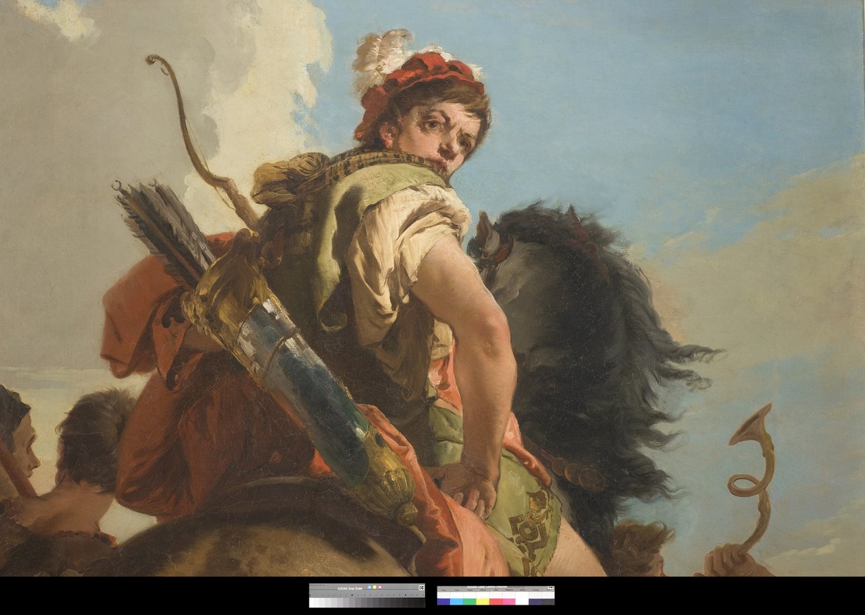 Caçador a Cavalo, 1718-30 de Giovanni Battista Tiepolo