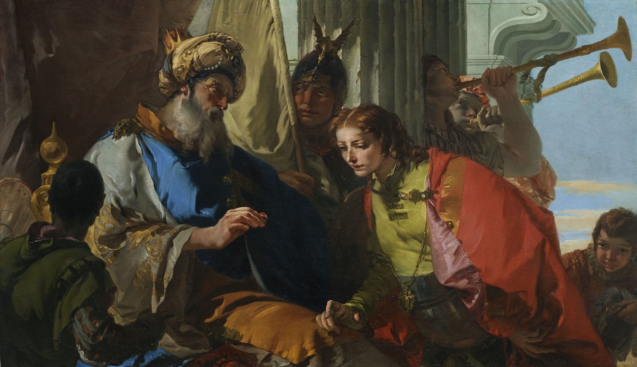 José recebe o anel do Faraó de Giovanni Battista Tiepolo