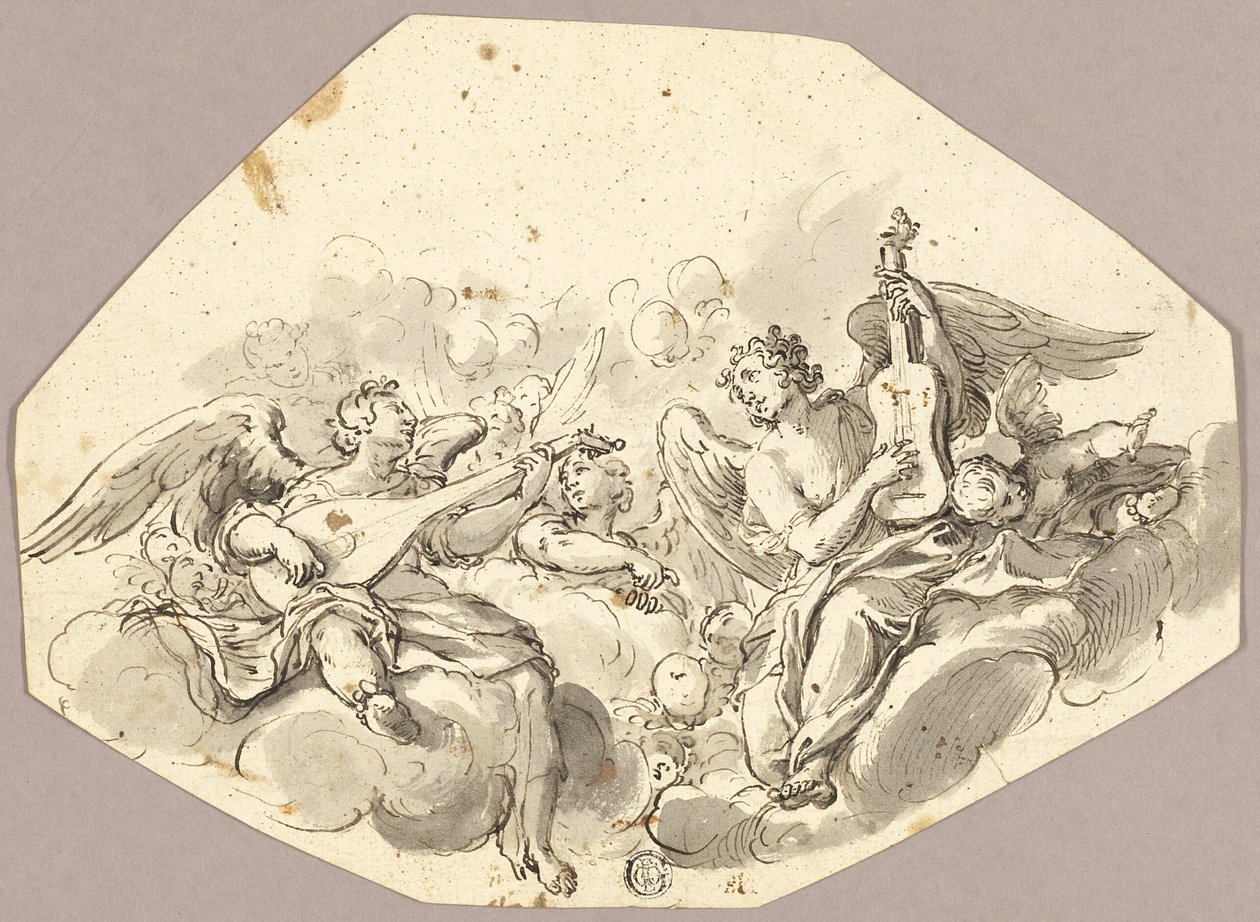 Anjos músicos de Giovanni Battista Tiepolo