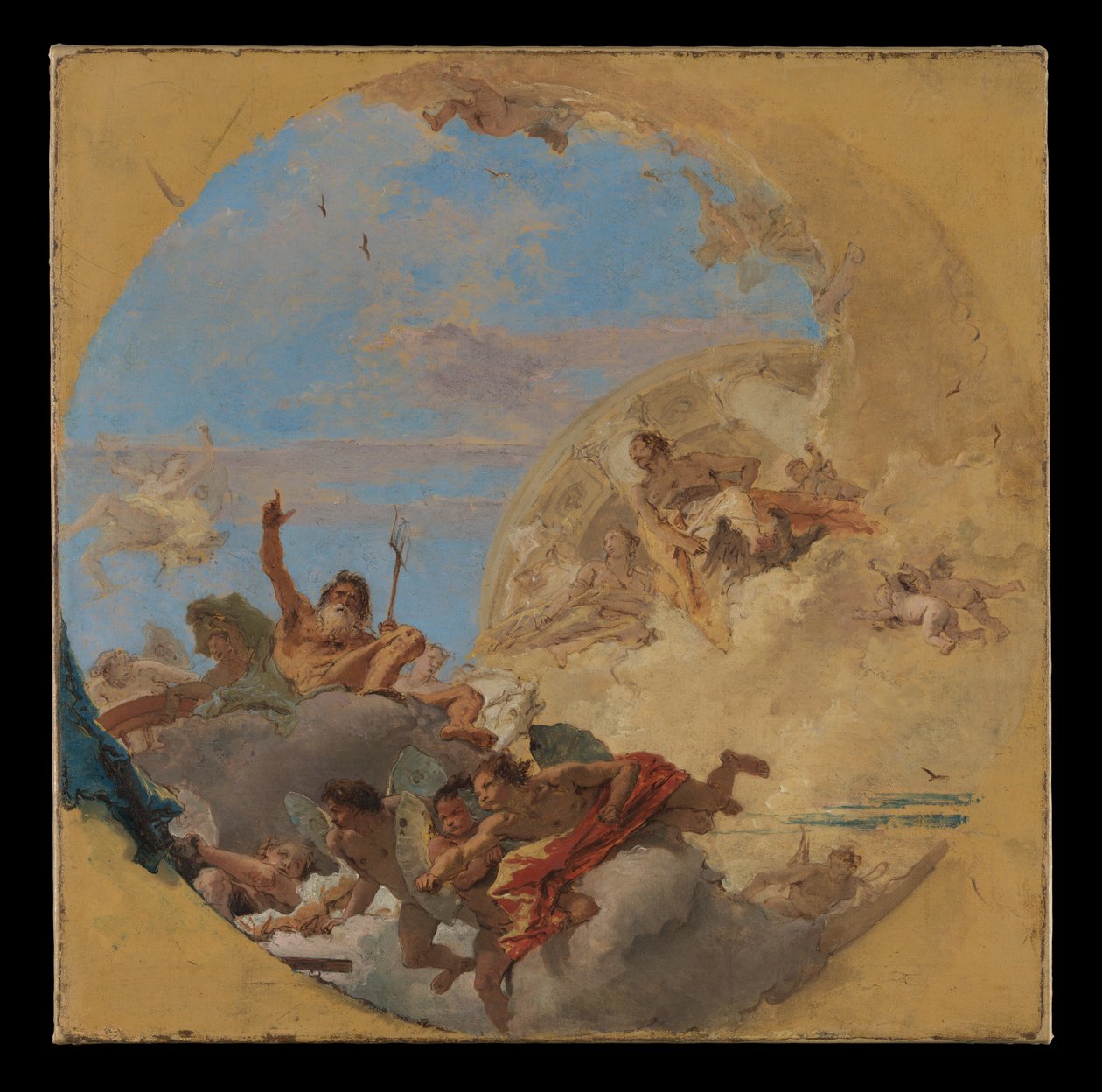 Neptuno e os ventos de Giovanni Battista Tiepolo