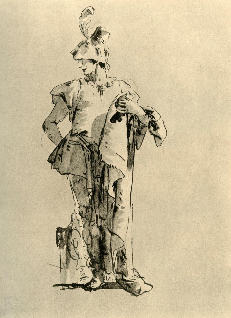 Page, meados do século XVIII, 1928 de Giovanni Battista Tiepolo