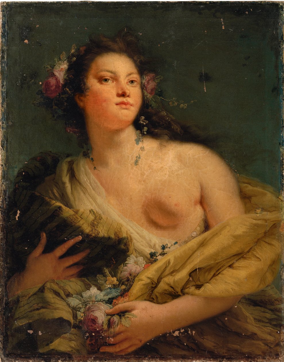 Retrato de uma senhora como Flora de Giovanni Battista Tiepolo