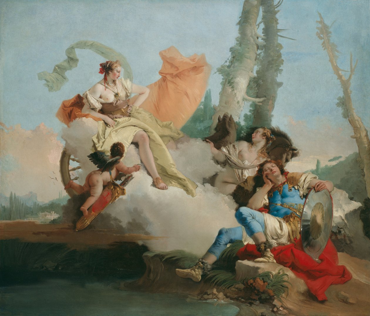 Rinaldo Encantado por Armida de Giovanni Battista Tiepolo