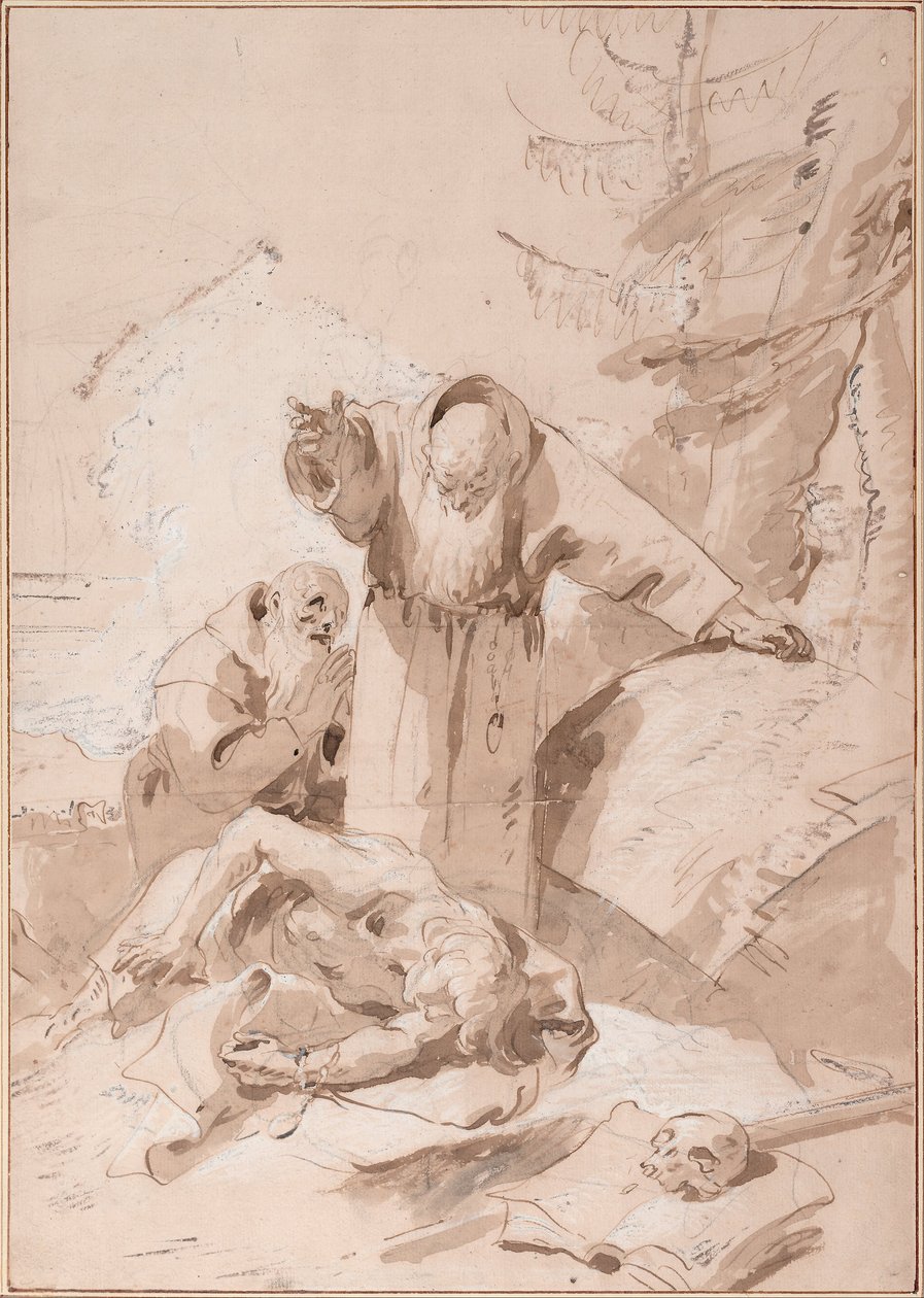 São Fidelis de Sigmarigen e São José de Leonessa de Giovanni Battista Tiepolo