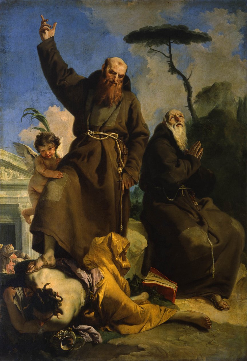 São Fidelis de Sigmaringen e São José de Leonessa de Giovanni Battista Tiepolo