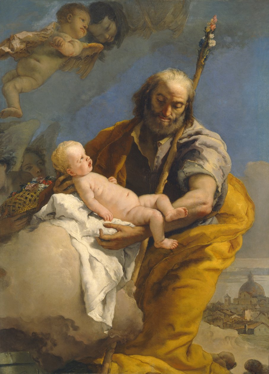 São José e o Menino Jesus, 176769 de Giovanni Battista Tiepolo